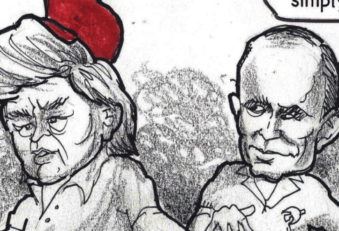 ARNI AND PORFI with SERGIO HERNANDEZ “TRUMP AND PUTIN PLAY GOLF”