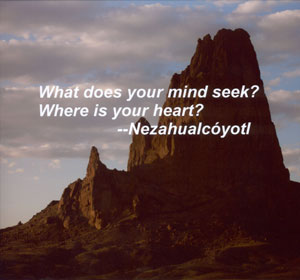Quote: What Doe syour mind seek?